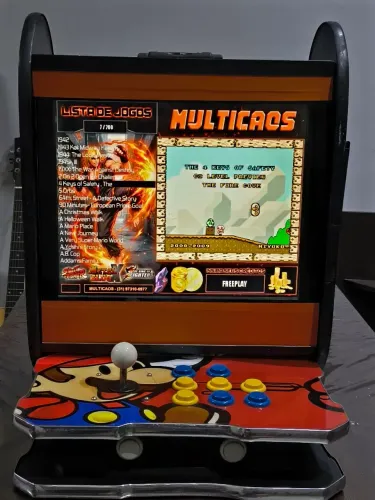Fliperama tema super Nintendo 