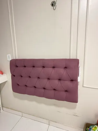 Cabeceira de cama estofada