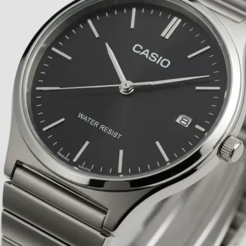 Relógio Casio A180 Prata Com Preto