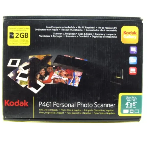 Scanner De Fotos Portátil Kodak P461 Digitalize Sem Pc 2gb