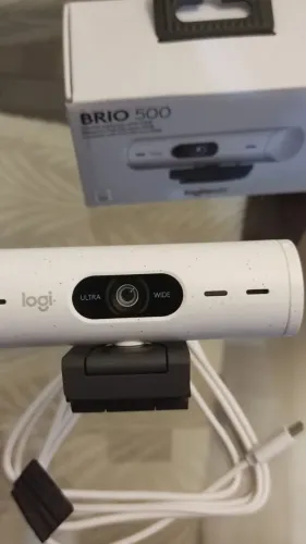Webcam Logitech Brio 500 1080p Branca