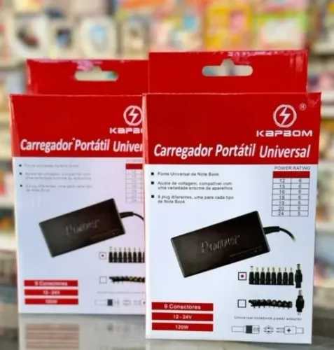 Carregador Universal De Notebook Kapbom Para Todos Os Notebooks