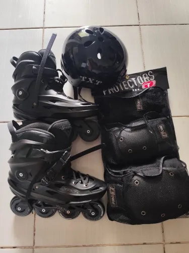 Patins Volt + 2.0 - Adulto 43/44 + Kit proteção 