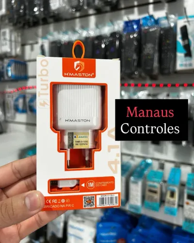 Carregador Tipo C completo Fonte + Cabo 1M ( Promoção )