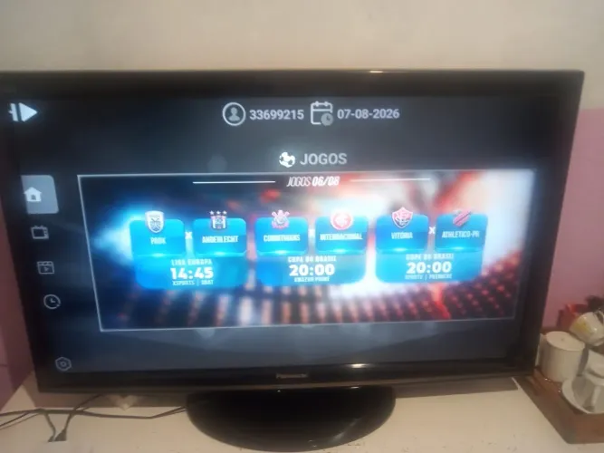 TV 42 POLEGADAS PANASSONIC TODA ORIGINAL + CONVERSOR SMART ADVANCE , FUNCIONANDO TUDO
