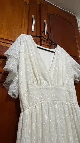 Vendo Vestido branco usado 1 vez 