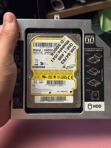 Hd de 500gb para notebook