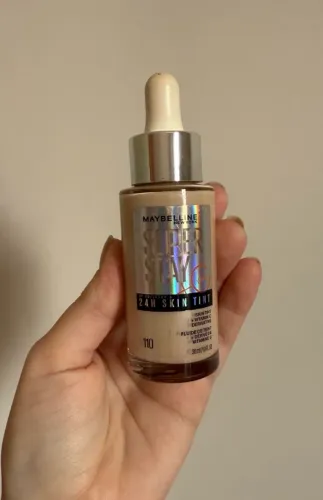 base maybelline super stay skin tint 110