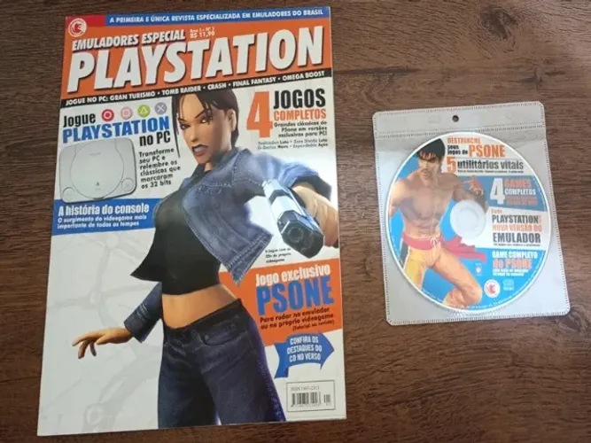 REVISTA EMULADORES ESPECIAL PLAYSTATION N°01 DIGERATI + CD-ROM