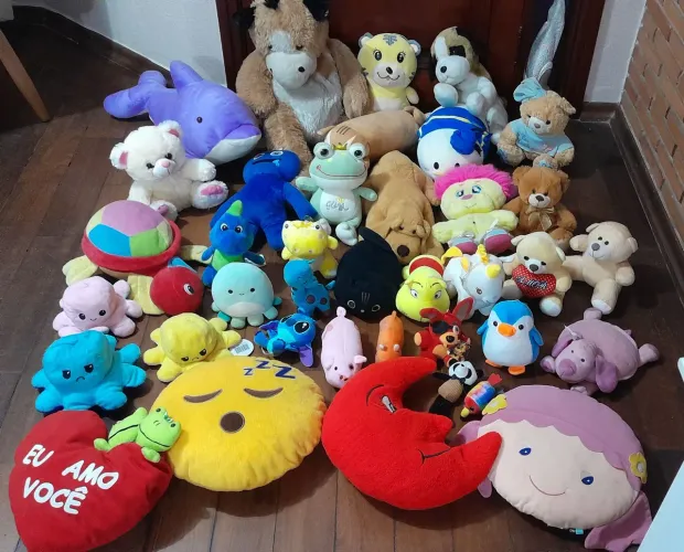 LOTINHO DE PELÚCIAS E ALMOFADINHAS