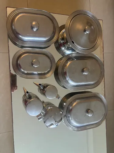 Conjunto de baixelas de inox 