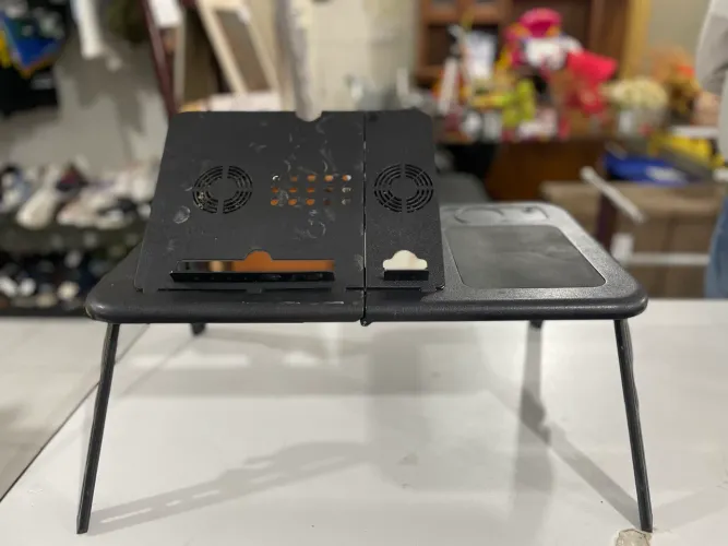Mesa Articulada Para Notebook Com Cooler Duplo