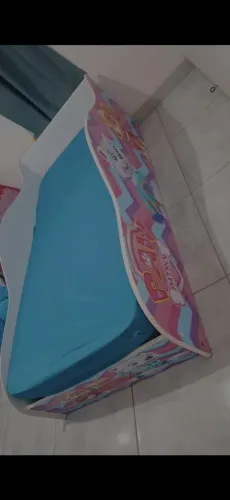 Cama infantil patrulia canina sem detalhes muito conservada com colchao