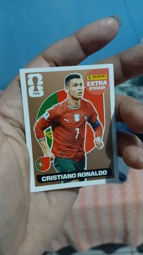 Figurinha copa cr7 bronze