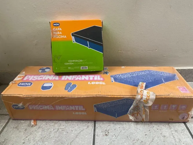 PISCINA 1000L + CAPA 150,00 - NUNCA USADO 