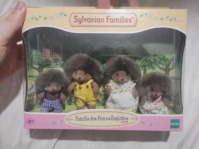 Família dos porcos espinho sylvanian families 