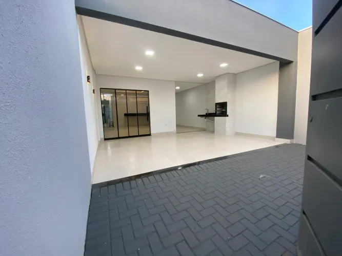 Casa nova com 3 quartos na 1603 sul - Acabamento de alto padrão