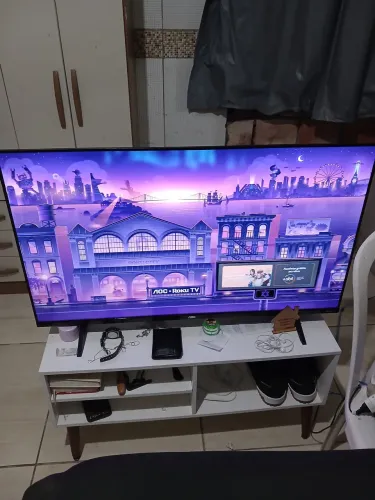 Smart TV 43" FULL HD AOC Roku TV 43S5045/78G HDMI 1 USB Wifi