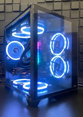 Pc Gamer Ryzen 5 5500 RTX 5060 8GB Nvme 512GB 16gb Ram ddr4 NOVO - Loja física