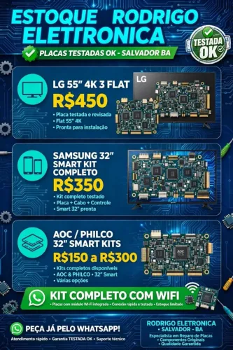 Placas de Tvs SMART