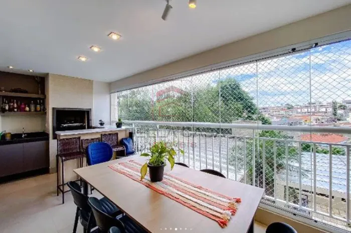 APARTAMENTO COM VARANDA GOURMET À VENDA - PORTEIRA FECHADA - PRÓXIMO AO SHOPPING ANÁLIA FR
