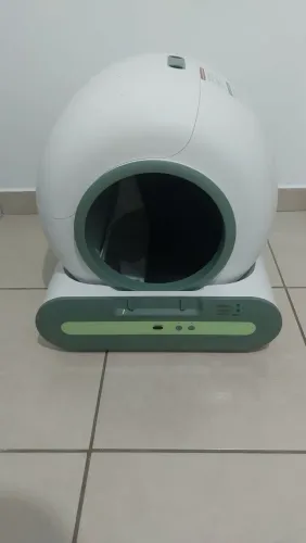 Caixa De Areia Automática Inteligente Para Gatos 65l Branco