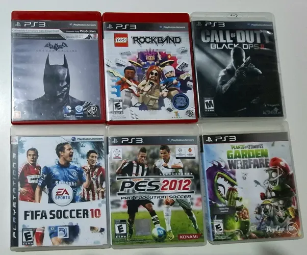 Lote/6 Jogos PlayStation 3 Originais 