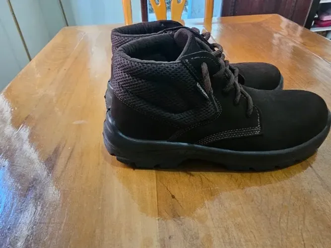 Bota Bracol numero 44 Nobuck CA 40872 botina segurança biqueira de aço