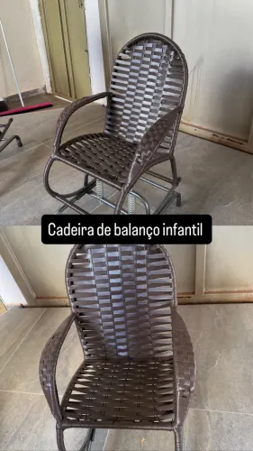Cadeira de balanço infantil 