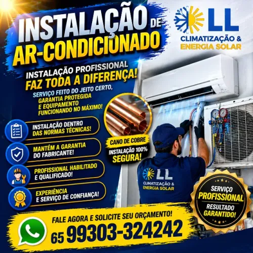 instalação de ar condicionado