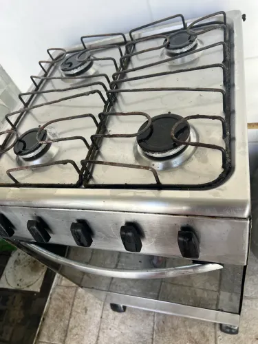 Fogão inox 4 bocas
