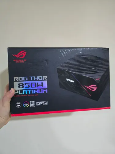 fonte ROG Thor 850W Platinum FULL MODULAR