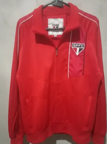 Jaqueta/Casaco Oficial SPFC (São Paulo FC) - Licenciado - Vermelho - Tam M