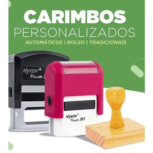 Fazemos Carimbos de todos os Modelos