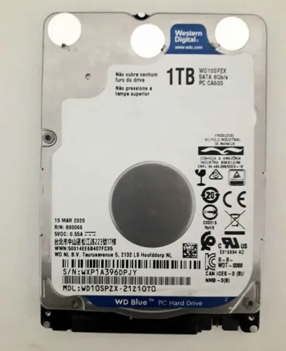 Hd de 1 terabyte Notebook ou videogame