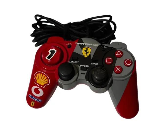 Controle DualShock Thrustmaster Ferrari PlayStation 2 Funcionando PS2