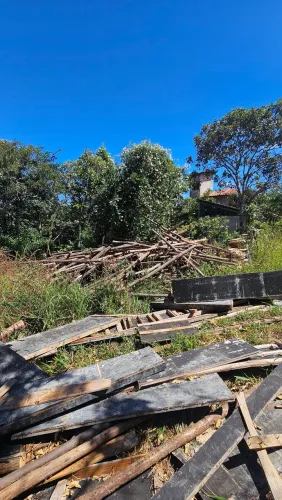 Escoras e madeirite plastificado