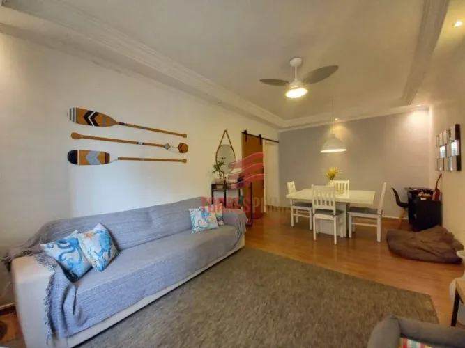 Apartamento 2 quartos vista mar 1 vaga de garagem Pompéia em Santos /SP