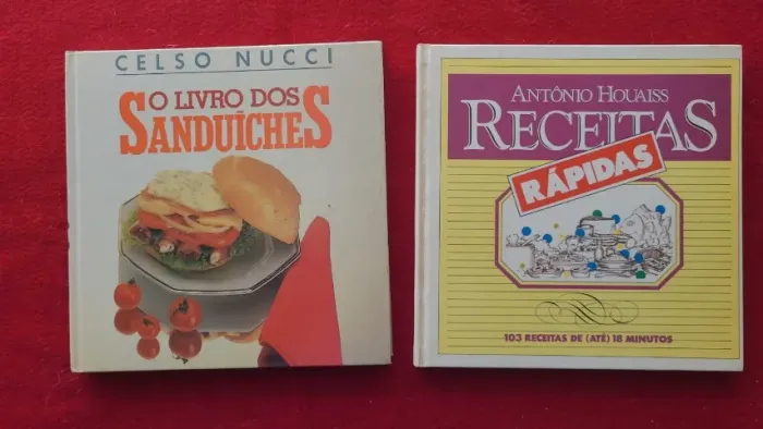 Livros Receitas Rápidas e Livro dos Sanduíches (Círculo do Livro)