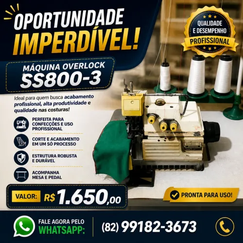 MÁQUINA DE COSTURA OVERLOCK