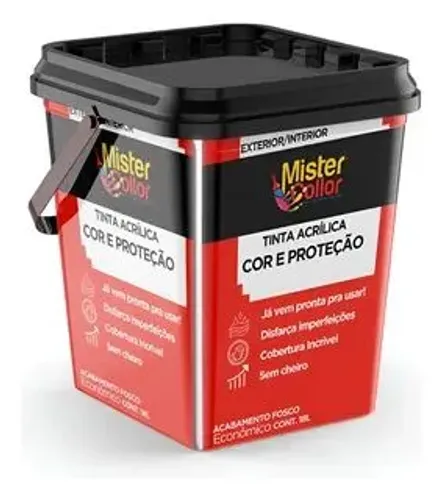 Tinta acrítica parede branca 
