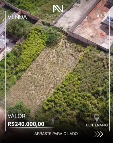 Terreno 560m² à venda no Centenário, Boa Vista R$170 mil