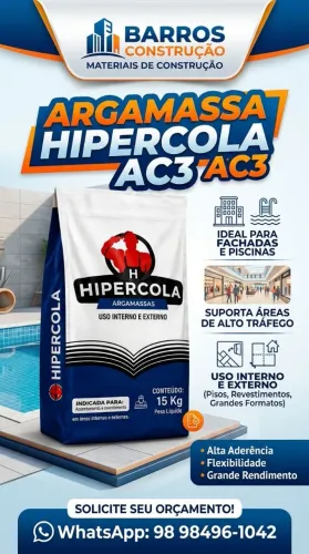 Argamassa AC3 Hipercola 