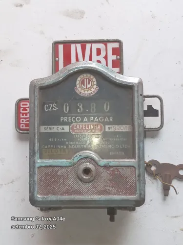Taxímetro capelinha décadas 70/80