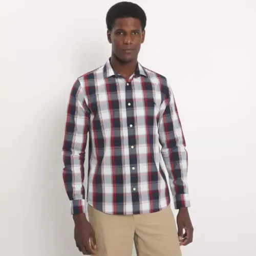 Camisa Reserva Manga Longa - Xadrez - Masculino