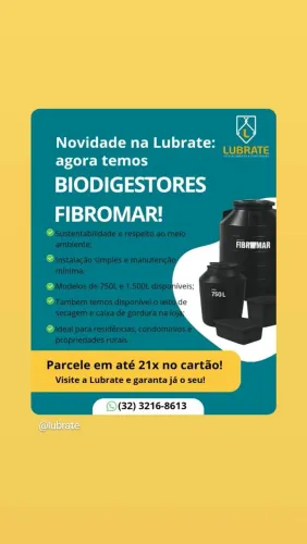 Biodigestor 750L - WhatsApp 32.3216-8613