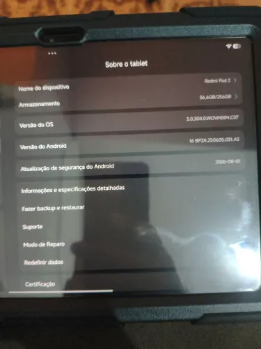 Redmi pad 2 256GB (Não é o PRO)