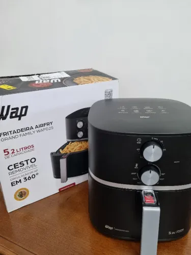 Fritadeira Elétrica WAP AirFryer - 5,2L - Voltagem 110 - Nova