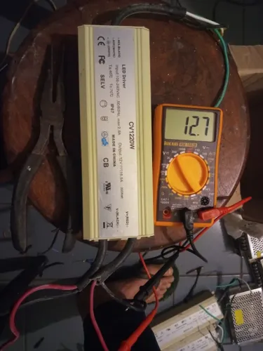 LOTE: 4 FONTES SELADAS LED DRIVER 12V 200W 16,5A IP67 ALUMÍNIO - TESTADAS