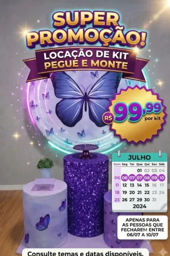 Locação de pegue e monte R$99,99